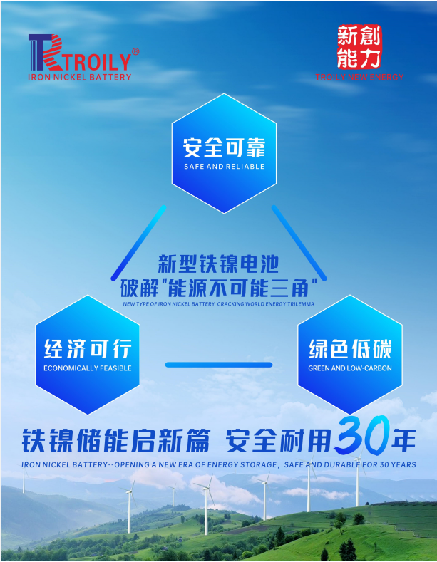 循環(huán)壽命超30年 新型鐵鎳電池匹配風(fēng)光發(fā)電，補(bǔ)位長(zhǎng)時(shí)儲(chǔ)能